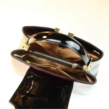 The Aurora V-Satchel | Gradient Sculpted Cowhide 2026